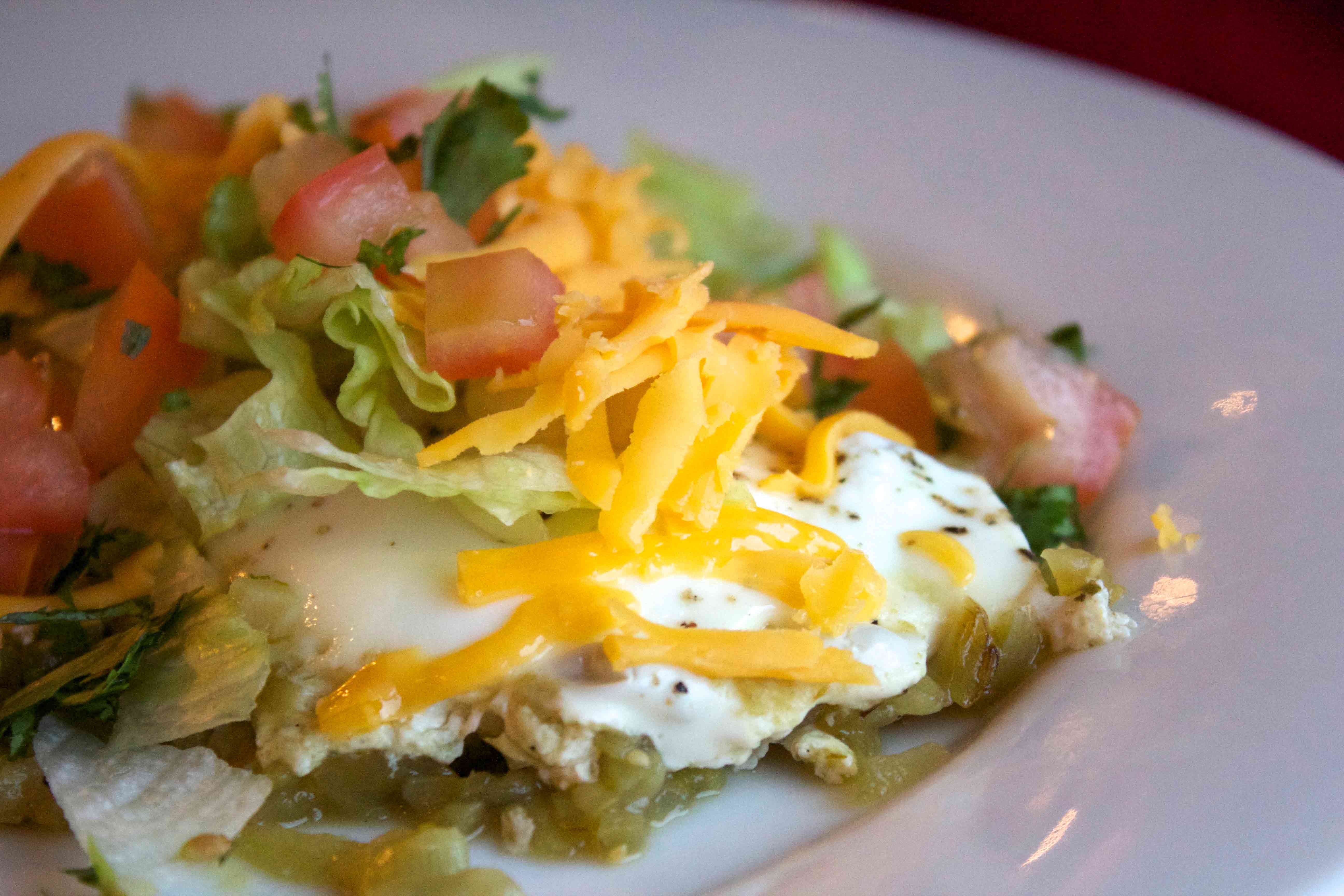 Tomatillo Huevos Rancheros - low carb and delicious breakfast for weight loss surgery patients 