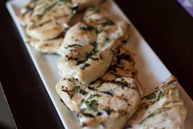 Basil Garlic Grilled Chicken. Simple recipe with lots of fresh flavor! Perfect after weight loss surgery.