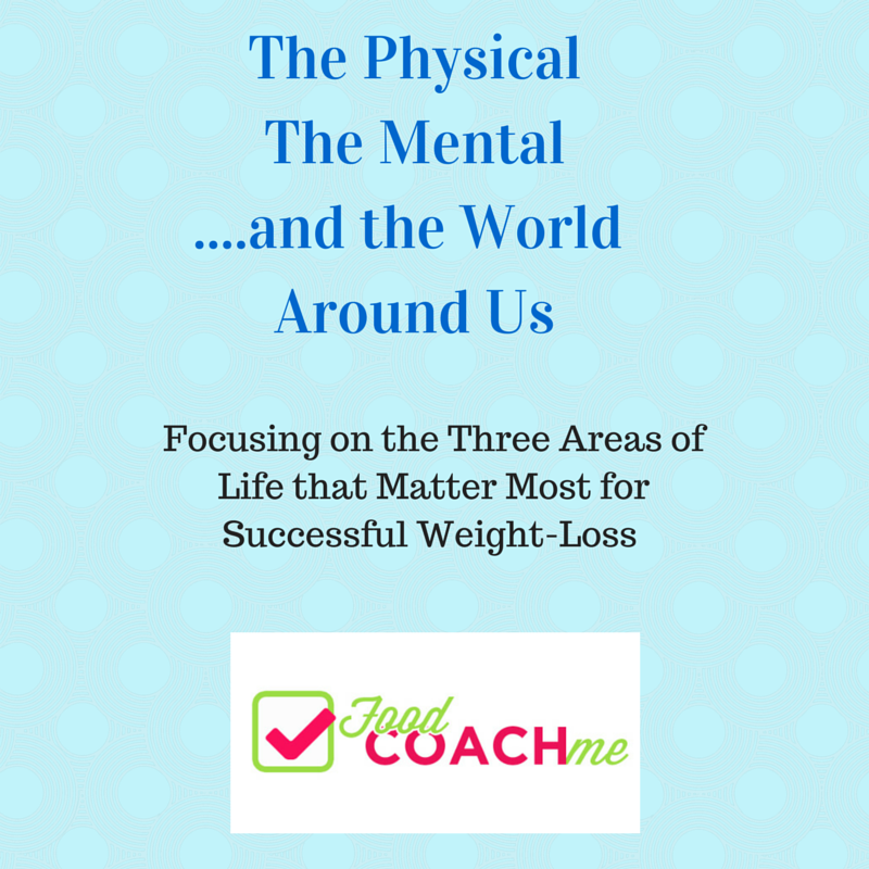 The Physical, The Mental and The World Around Us. Focusing on these areas for long-term weight loss success.